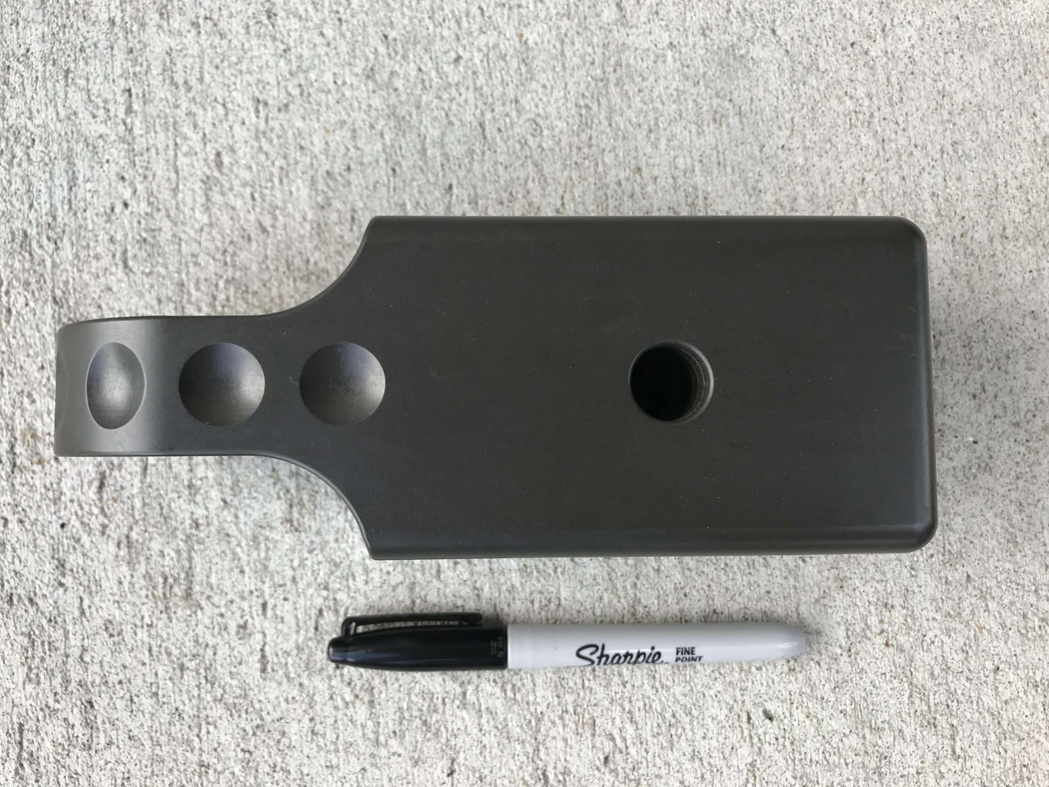 Factor 55 HitchLink 3.0 Reciever Shackle Mount 3 Inch Receivers Anodized Gray