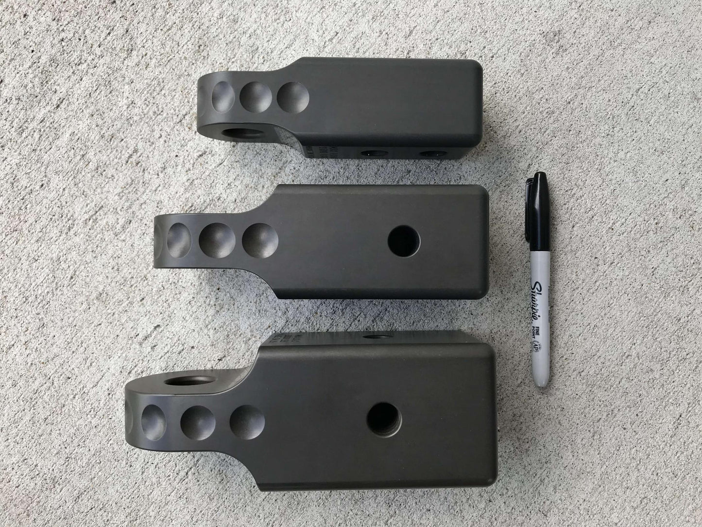 Factor 55 HitchLink 3.0 Reciever Shackle Mount 3 Inch Receivers Anodized Gray