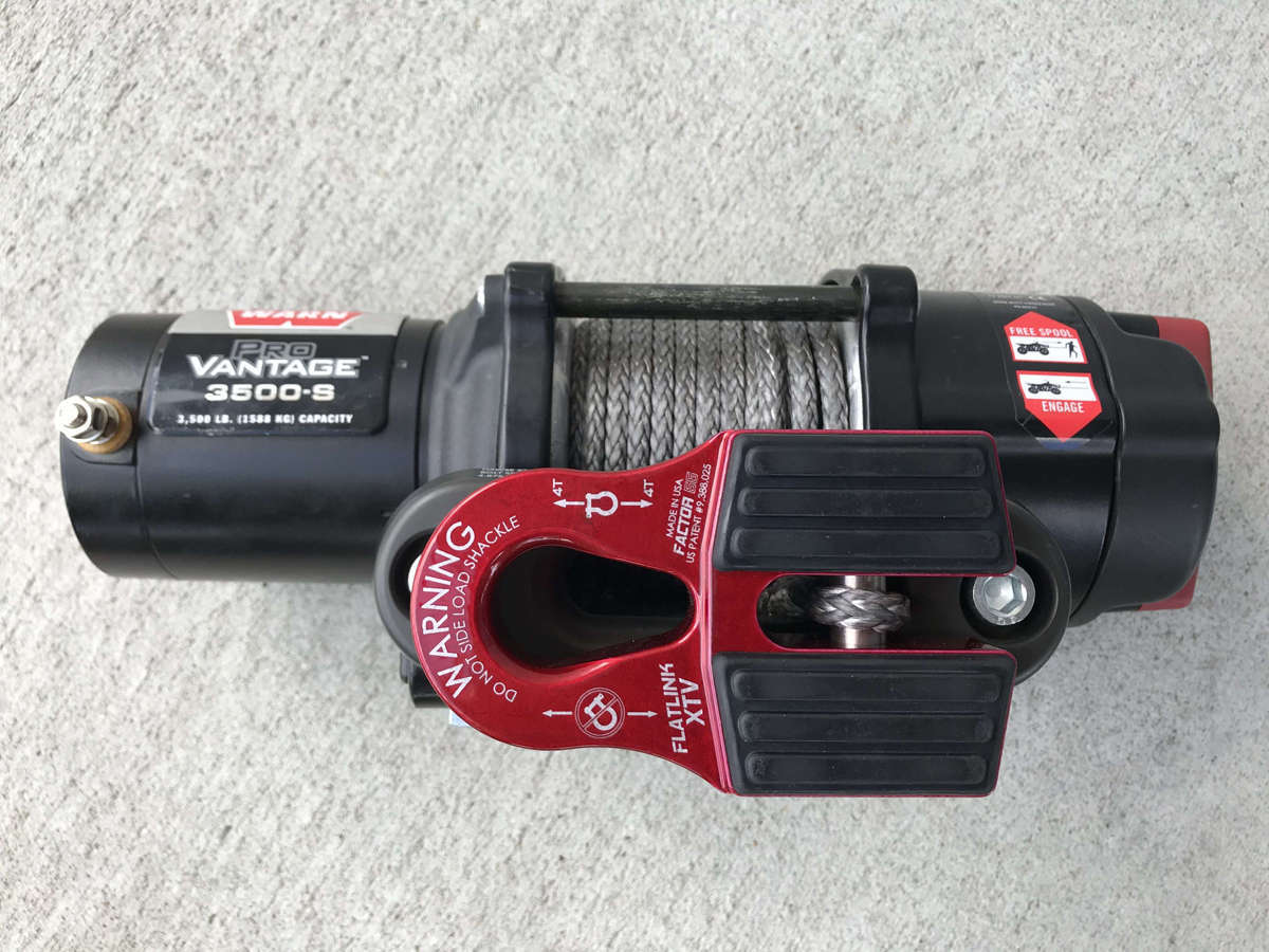 Factor 55 FlatLink XTV Winch Shackle Mount