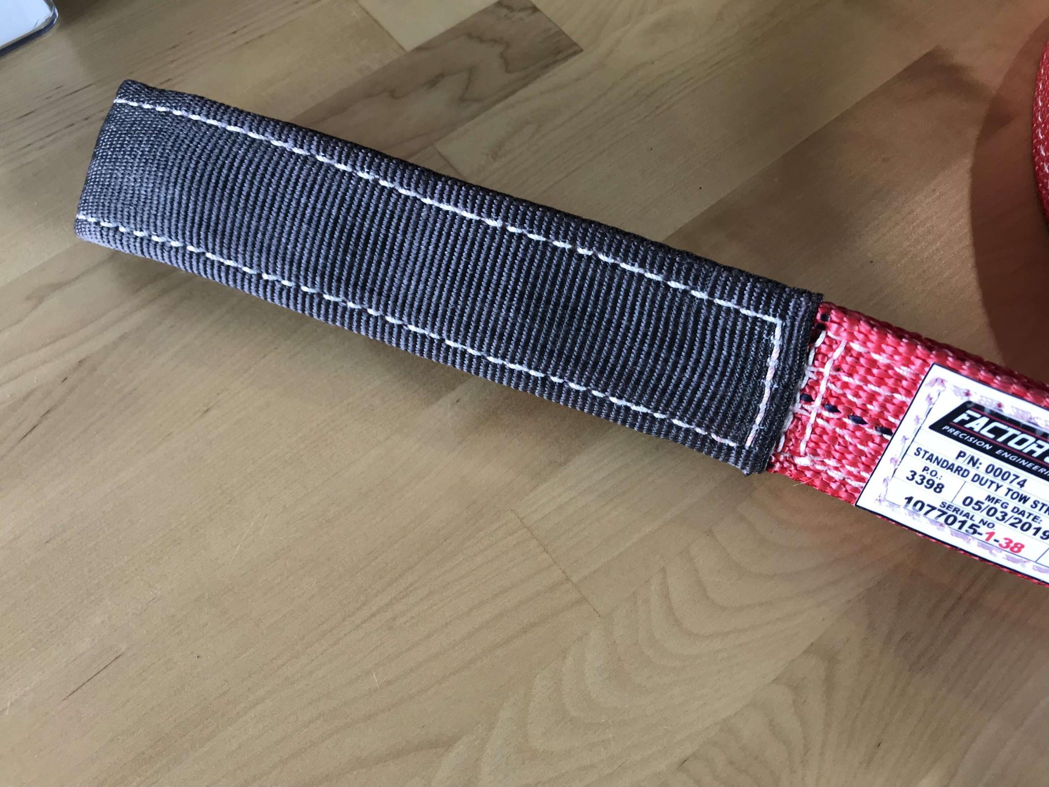 Factor 55 30 Foot Tow Strap Standard Duty 30 Foot x 2 Inch Red