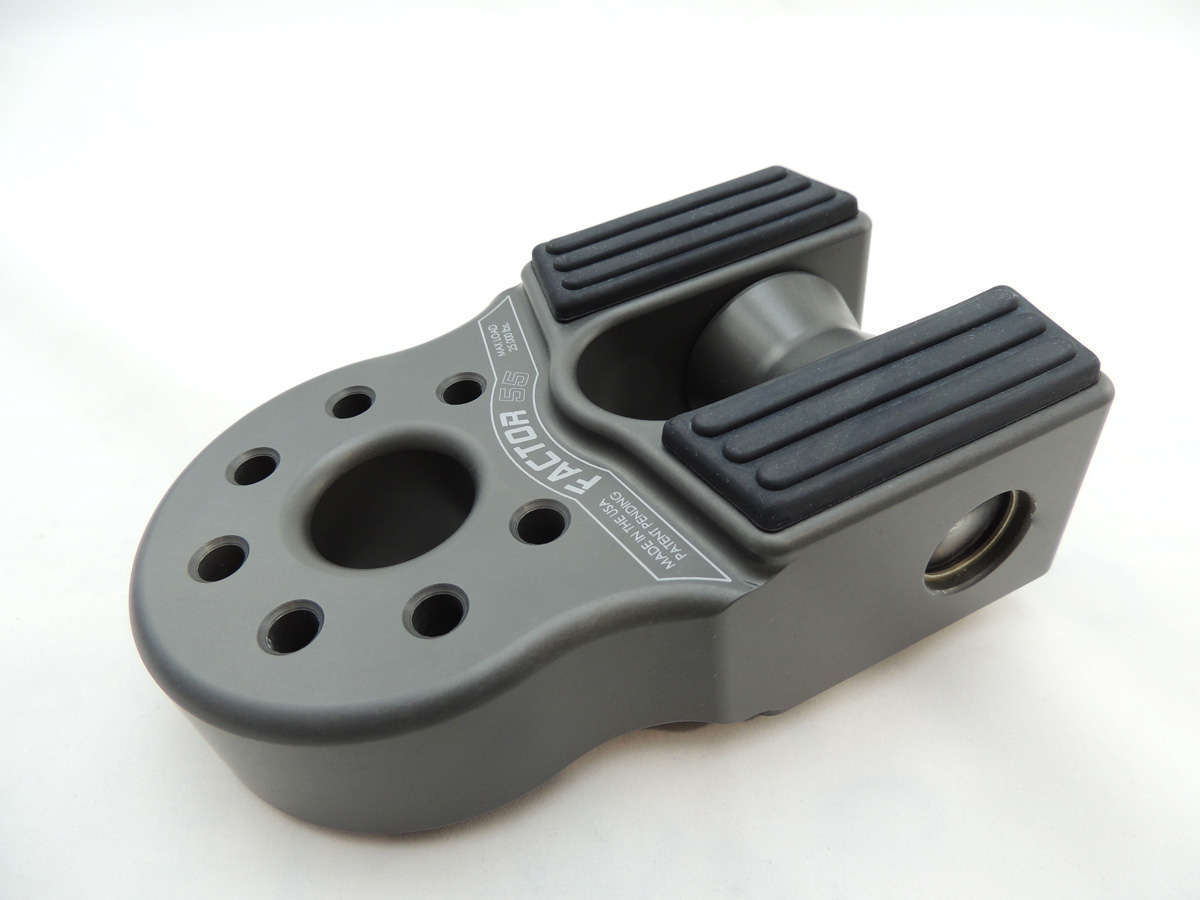 Factor 55 FlatLink XXL Winch Shackle Mount Assembly Anodized Gray