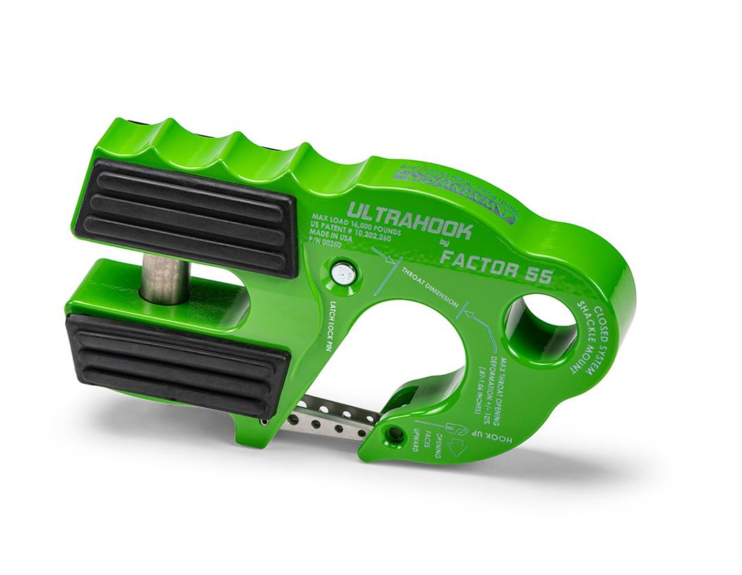 Factor 55 UltraHook Winch Hook W/Shackle Mount
