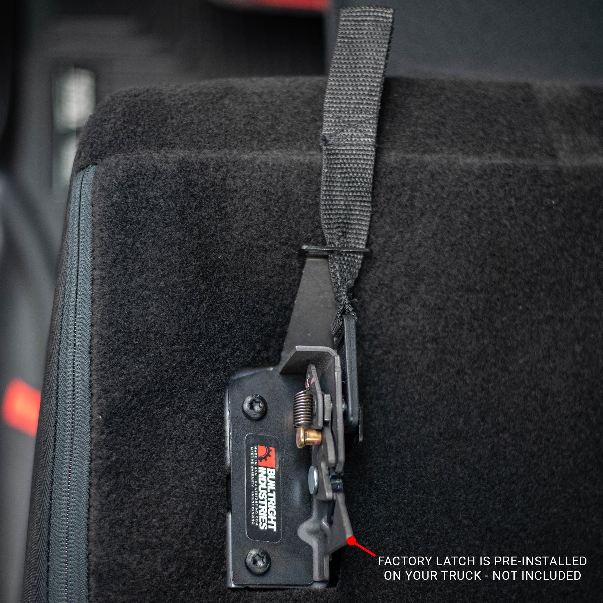 BuiltRight Industries Rear Seat Release Kit - Olive | Ford F-Series