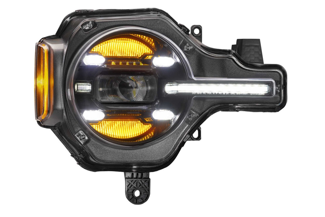 Morimoto XB LED Headlights: Ford Bronco (21+ / Amber DRL / Set)