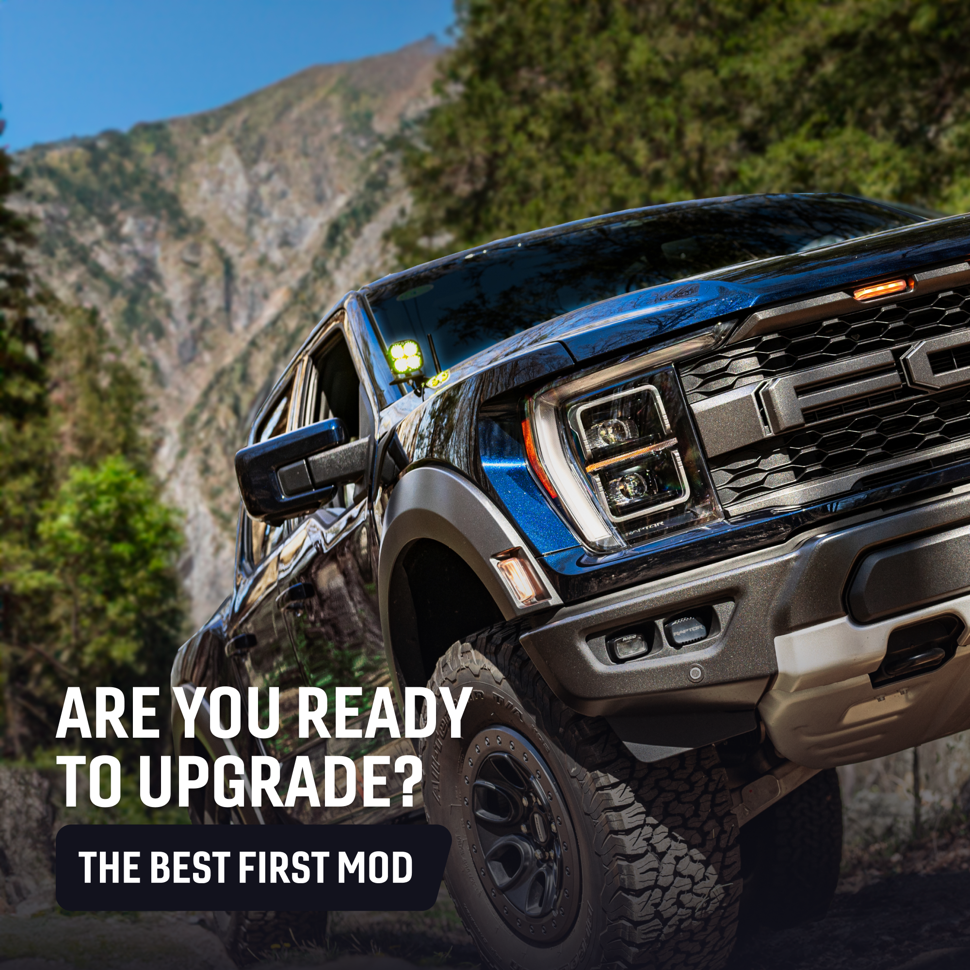 BuiltRight Industries Perfect-Fit Stubby Antenna |  Ford F-150/Raptor (2021+), Super Duty (2022+), Bronco (2021-2023)