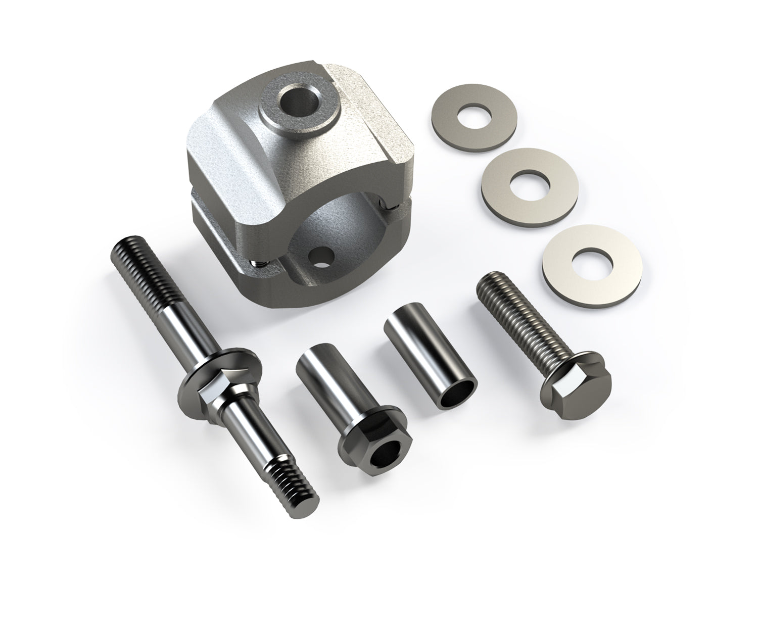 TeraFlex Wrangler JK Steering Stabilizer Relocation Kit 1-5/8 Inch HD Tie Rod