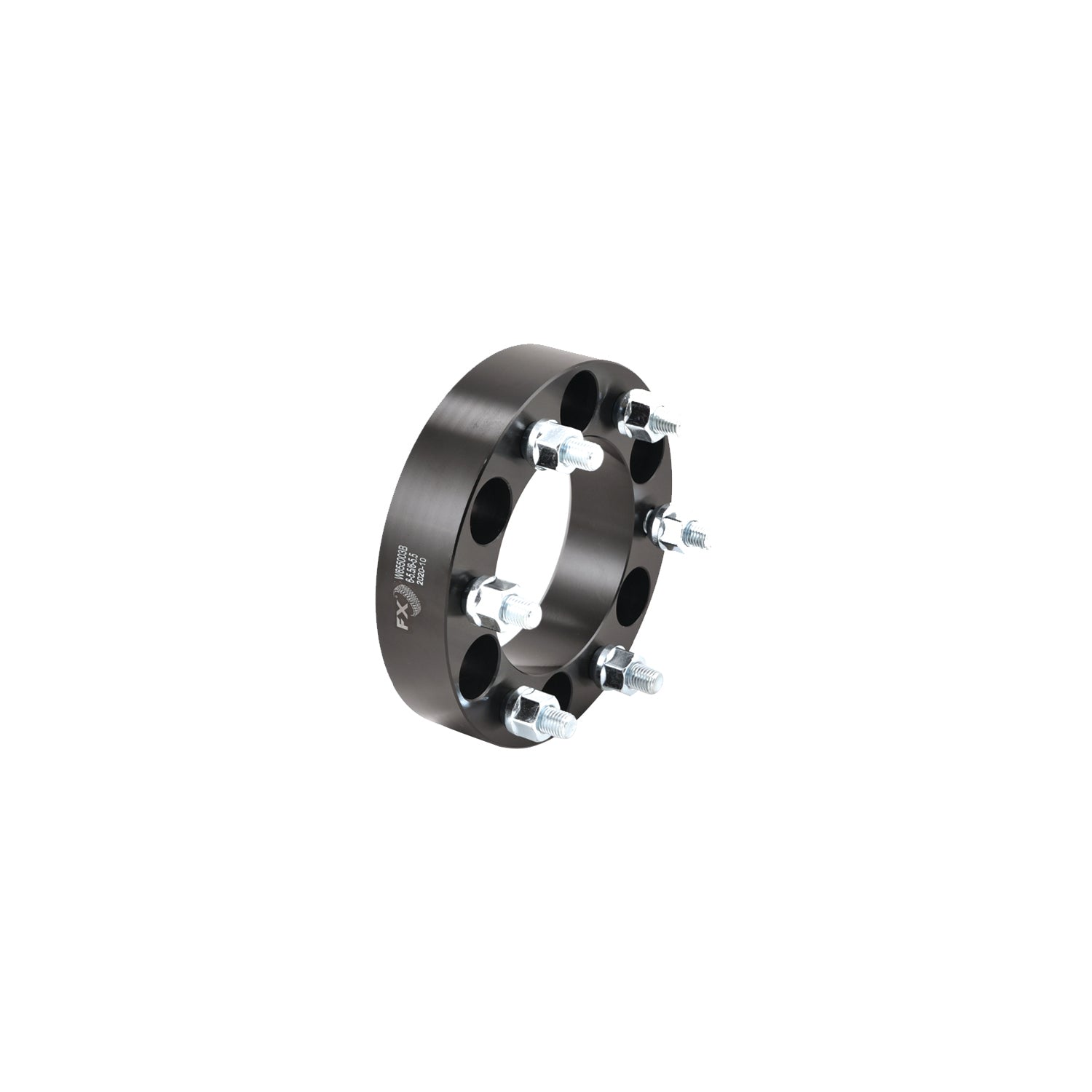 TrailFX Wheel Spacer 6x139.7mm/6x5.50 In Bolt Pattern 1.5 In Thick 108mm Hub Black Alum Set Of 2