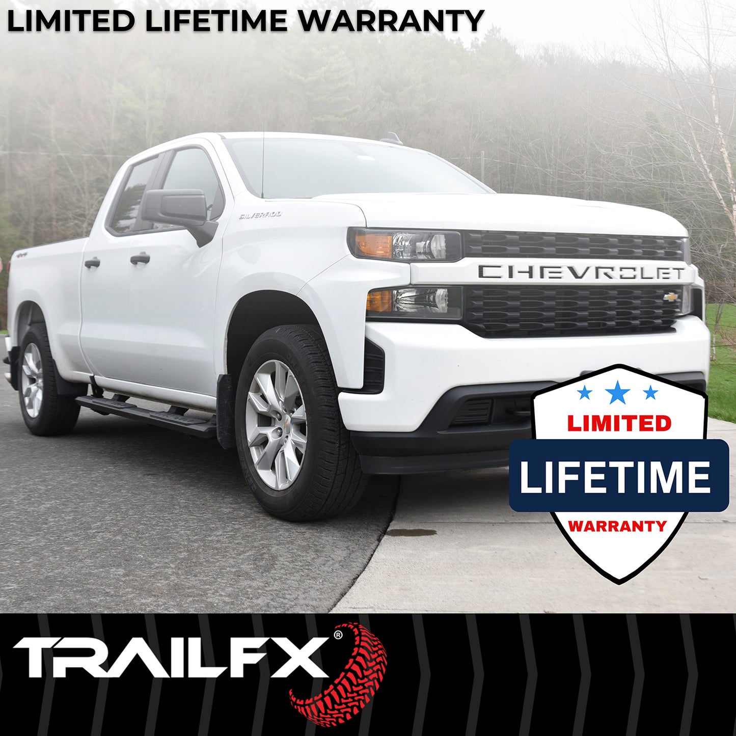 TrailFX A4 Step Bars For 2022-2025 Tundra Crew Max