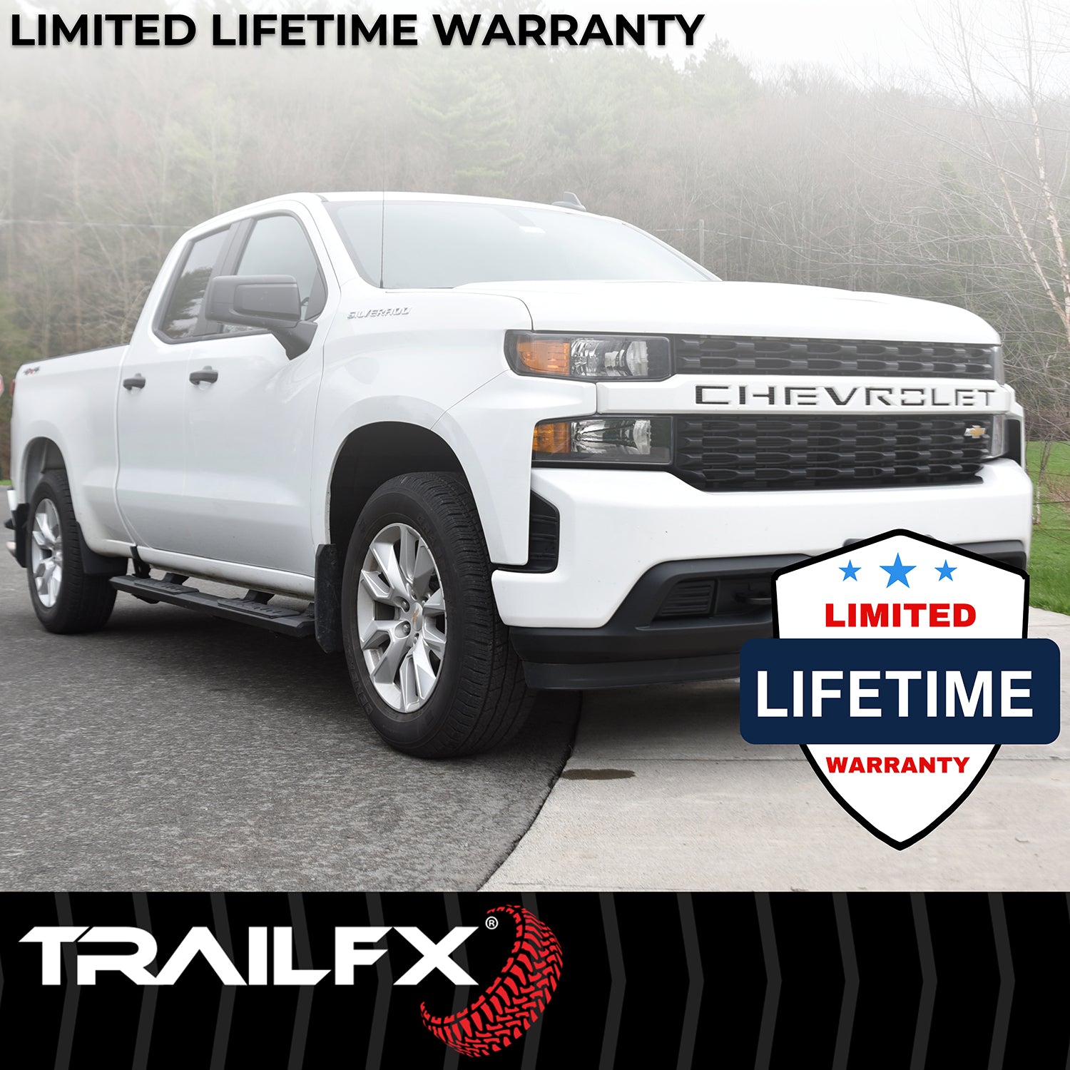 TrailFX A4 Step Bars For 2022-2025 Tundra Crew Max