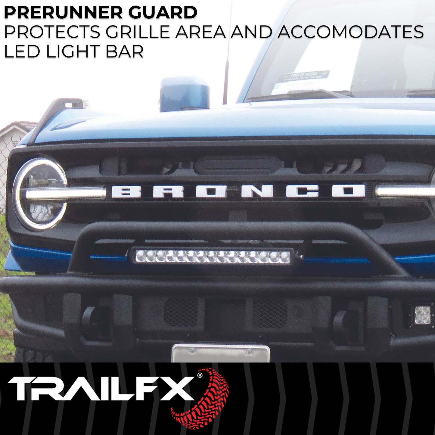 TrailFX Front Steel Bumper for 2021+ Bronco