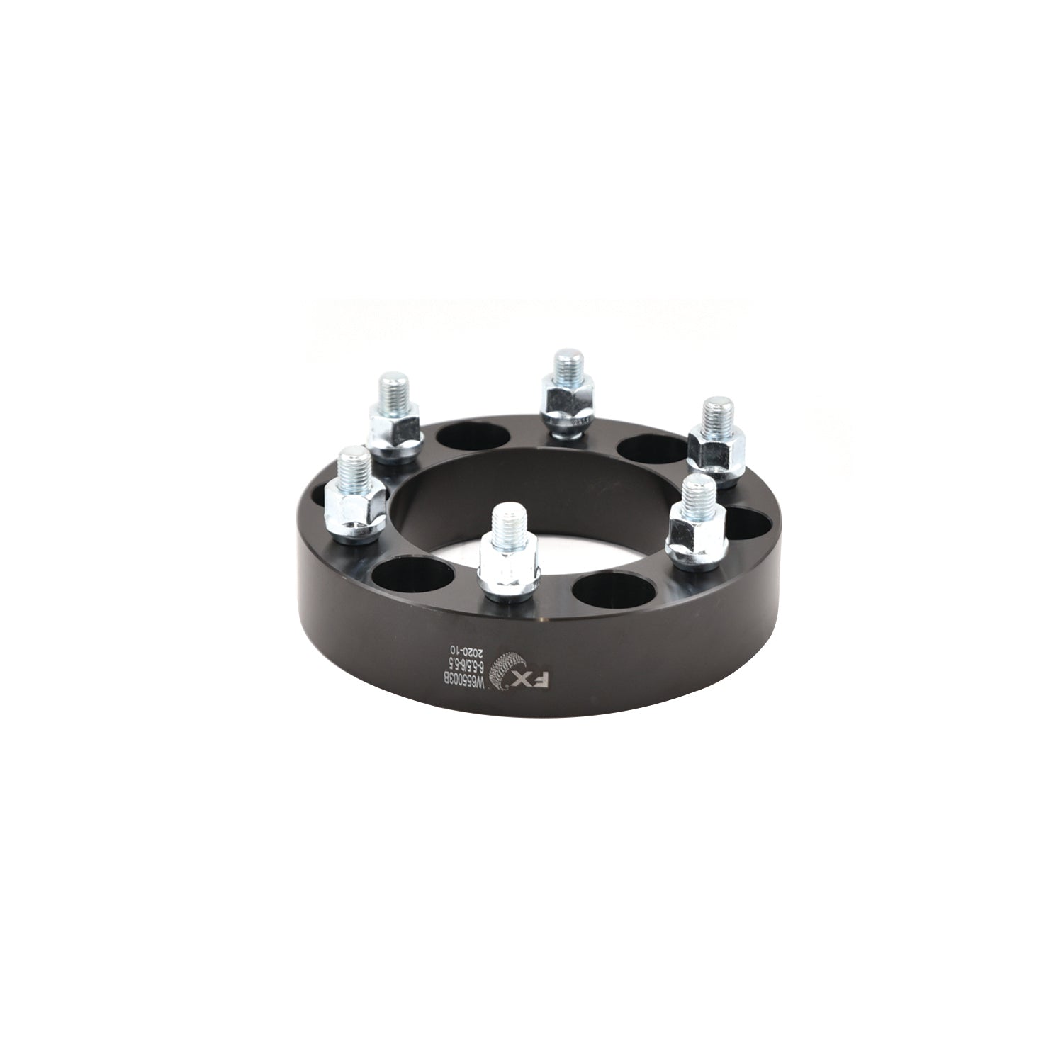 TrailFX Wheel Spacer 6x139.7mm/6x5.50 In Bolt Pattern 1.5 In Thick 108mm Hub Black Alum Set Of 2