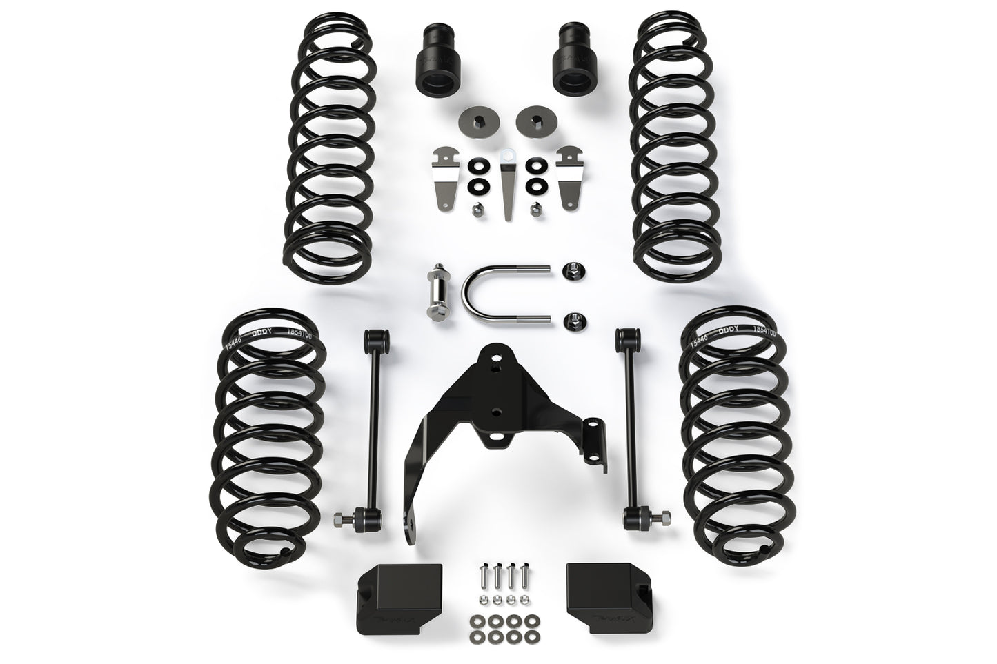 TeraFlex Wrangler JK 4 Door 2.5 Inch Coil Spring Base Lift Kit No Shocks or Shock Extensions