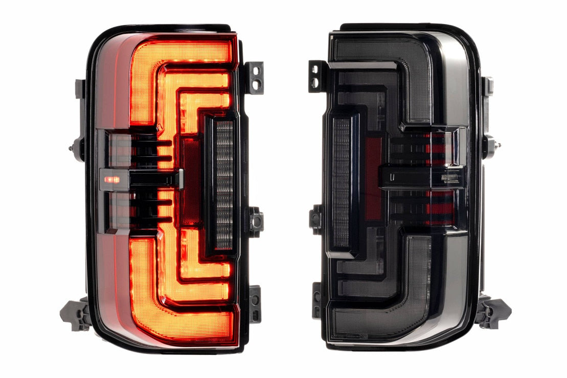 Morimoto XB LED Tail Lights: Ford Bronco (21+ / Smoked Lens / Set)