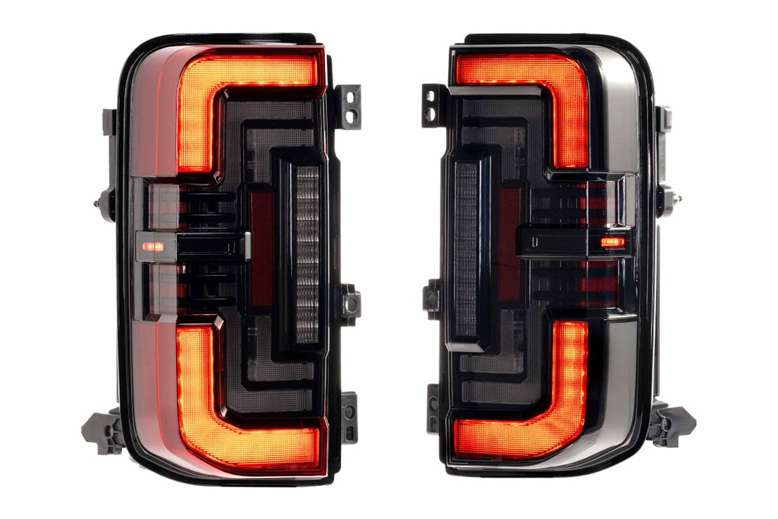 Morimoto XB LED Tail Lights: Ford Bronco (21+ / Smoked Lens / Set)
