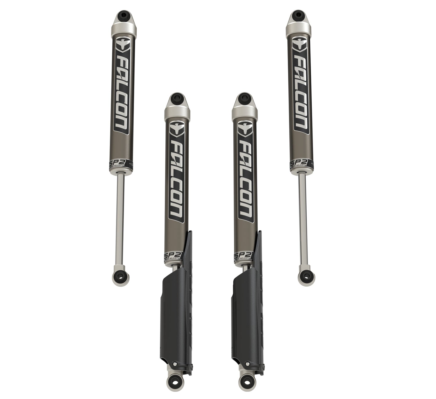 Falcon Shocks Gladiator JT SP2 2.1 Monotube Shock Kit 2-3.5 Inch Lift