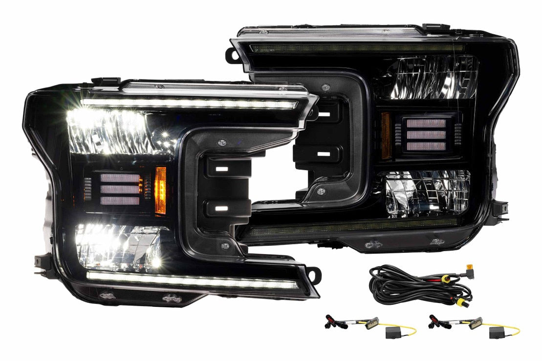 Morimoto XB Hybrid-R LED Headlights: Ford F-150 (18-20 / Set)