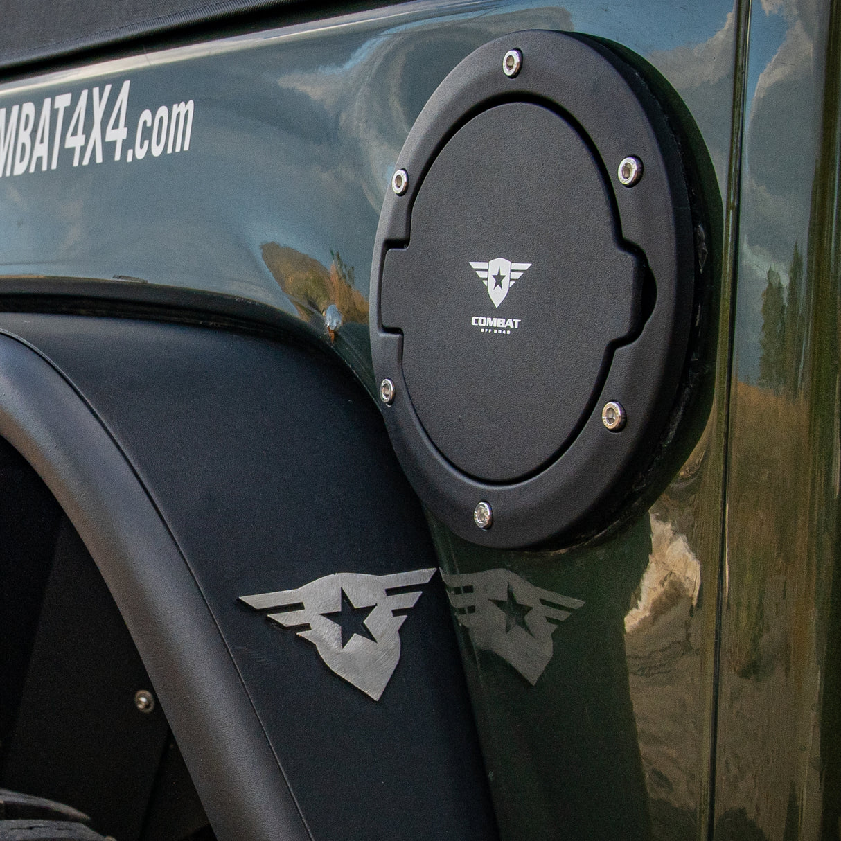 Combat Off Road Jeep JK/JKU Fuel Door Cover