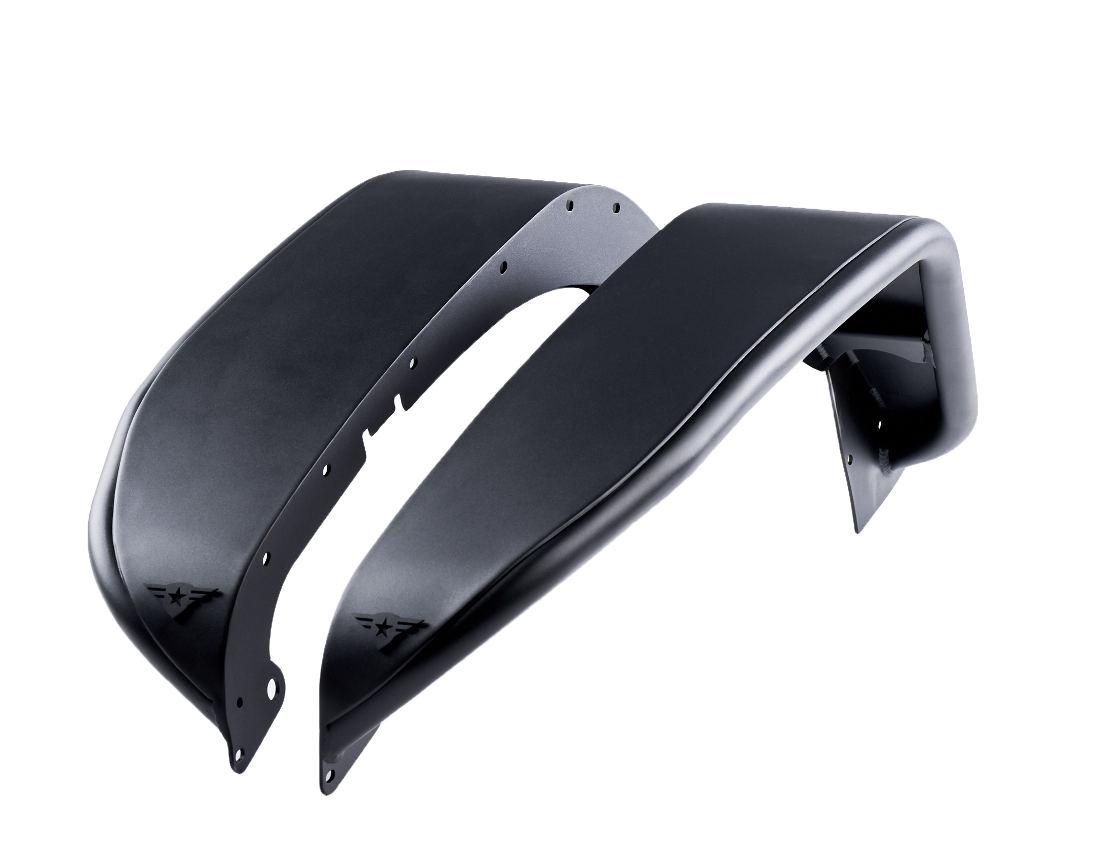 Combat Off Road Jeep JK/JKU Black Aluminum Fenders - Front Pair