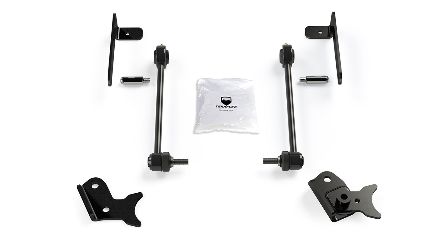 TeraFlex Wrangler JL/Gladiator Front Sway Bar Quick Disconnect Kit 0-6 Inch Lift