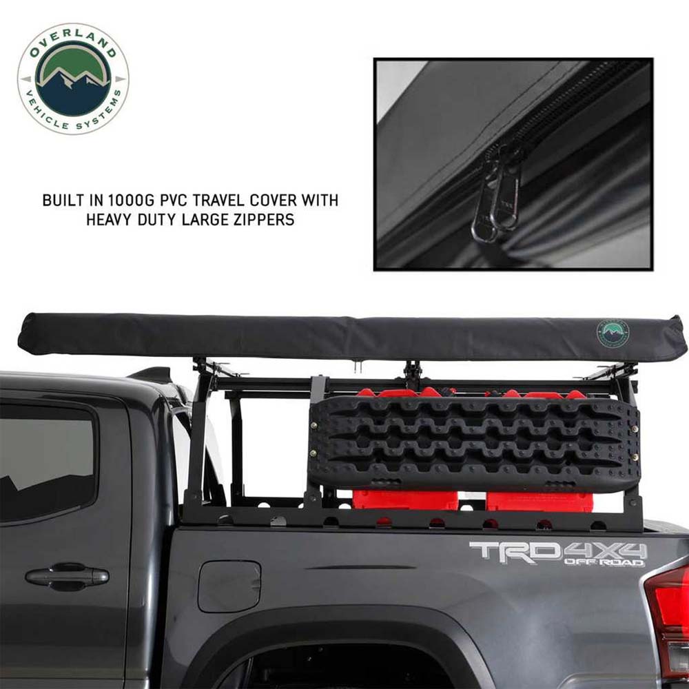 Overland Vehicle Systems Nomadic Awning 2.5 - 8.0 ft. with Black Cover