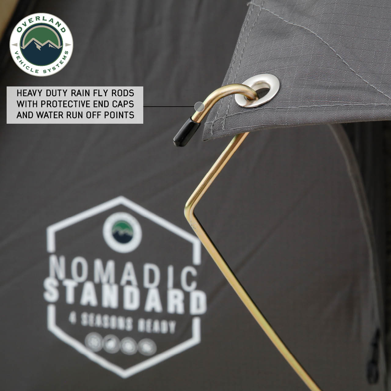 Overland Vehicle Systems Nomadic 2 Standard Roof Top Tent Roof Top Tent 2 Person
