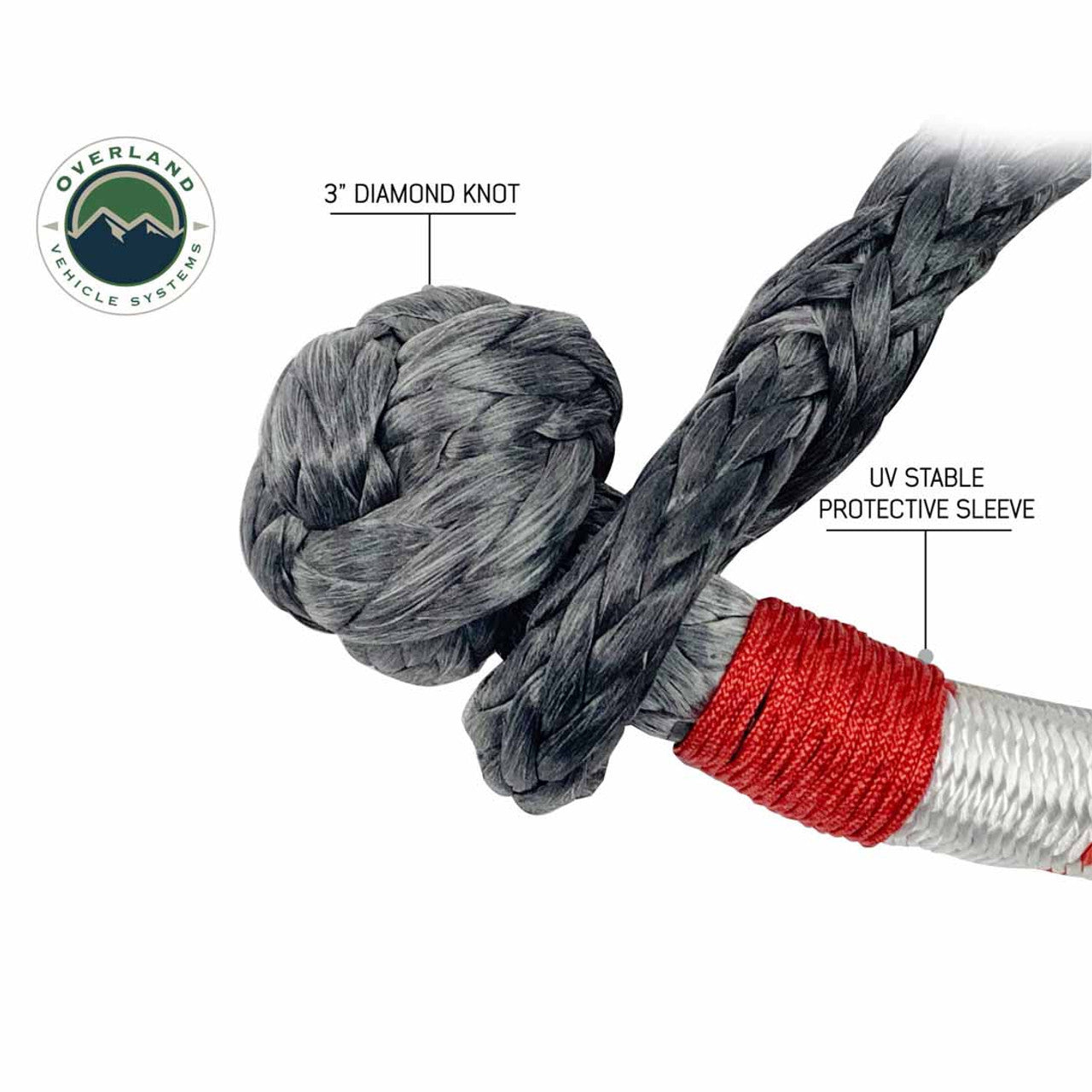 Overland Vehicle Systems Recovery Ring and Soft Shackle Combo Pack - 41,000 lb.