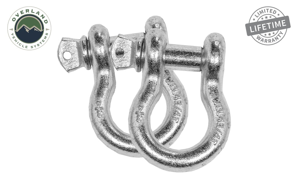 Overland Vehicle Systems Recovery Shackle D-Ring Bow Shackle vs Soft Shackle