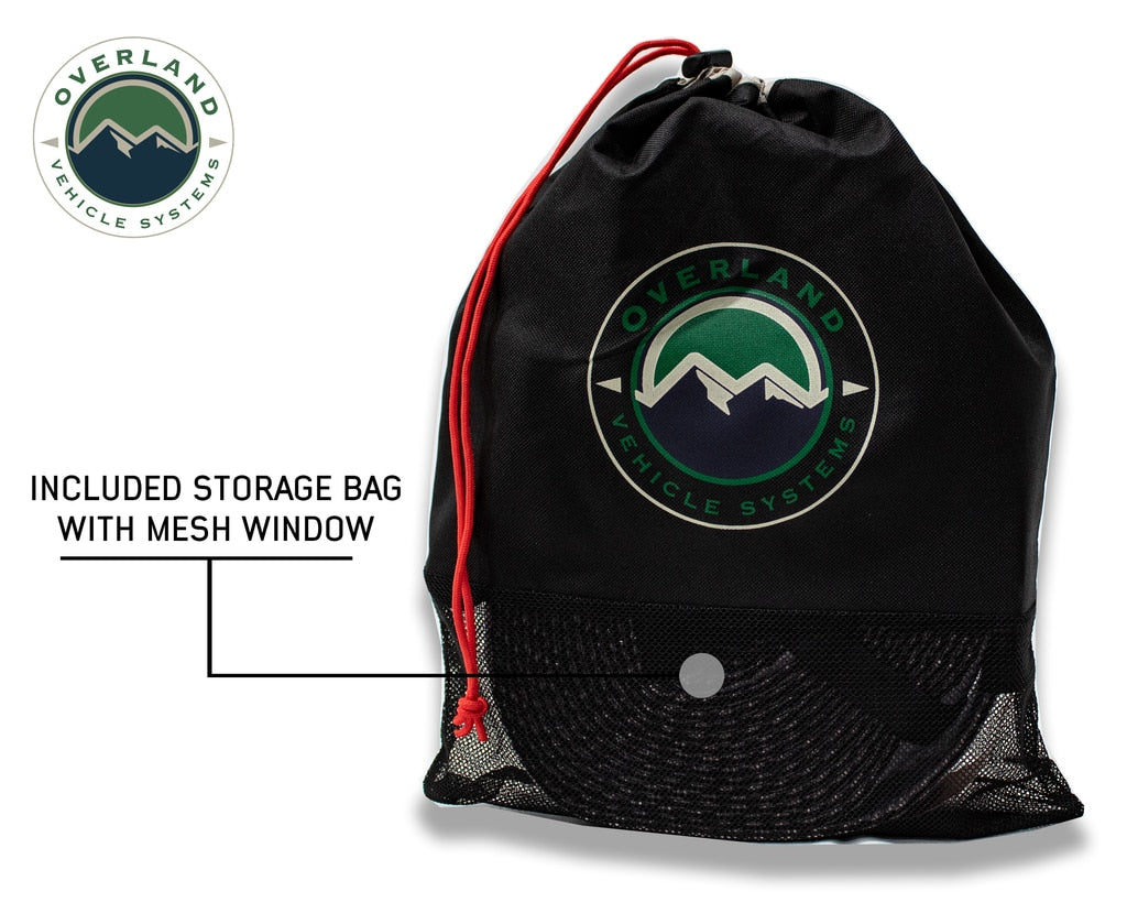 Overland Vehicle Systems Tow Strap 30 30,000 lb. 3 x 30' Gray Storage Bag