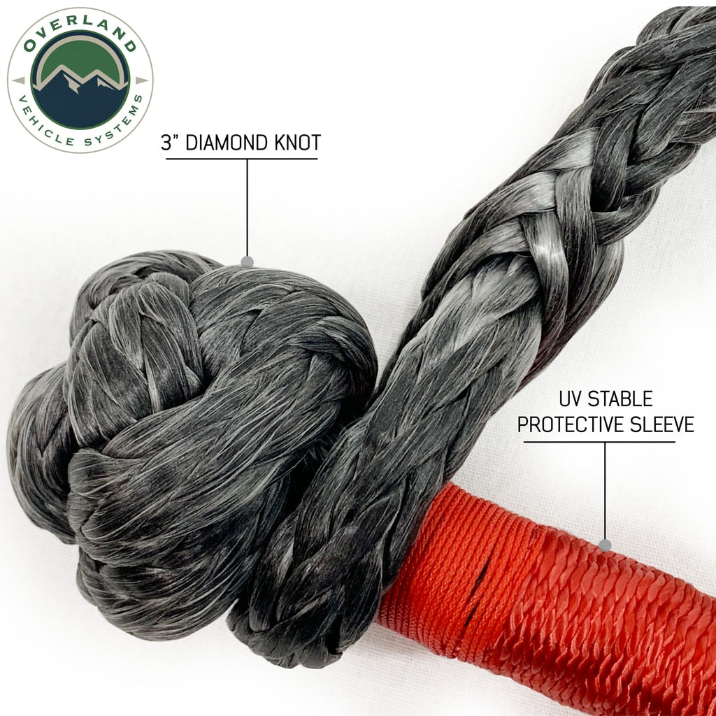 Overland Vehicle Systems Soft Recovery Shackle With A Breaking Strength of 44,500 lbs