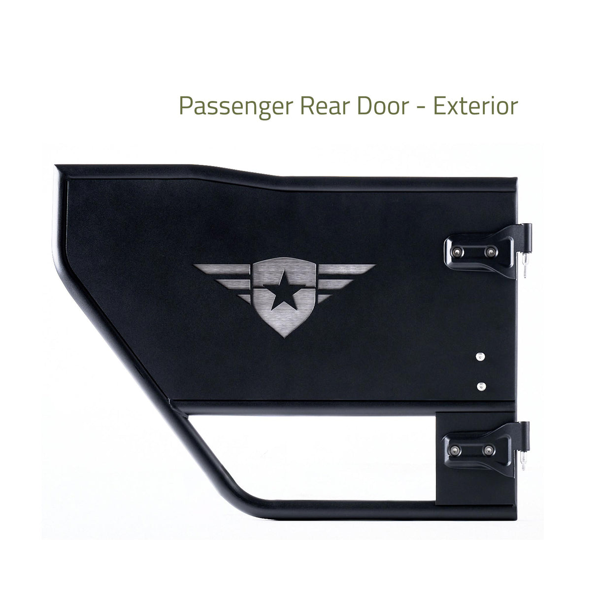 Combat Off Road Jeep JL/JLU Wrangler Tube Doors - Rear Pair