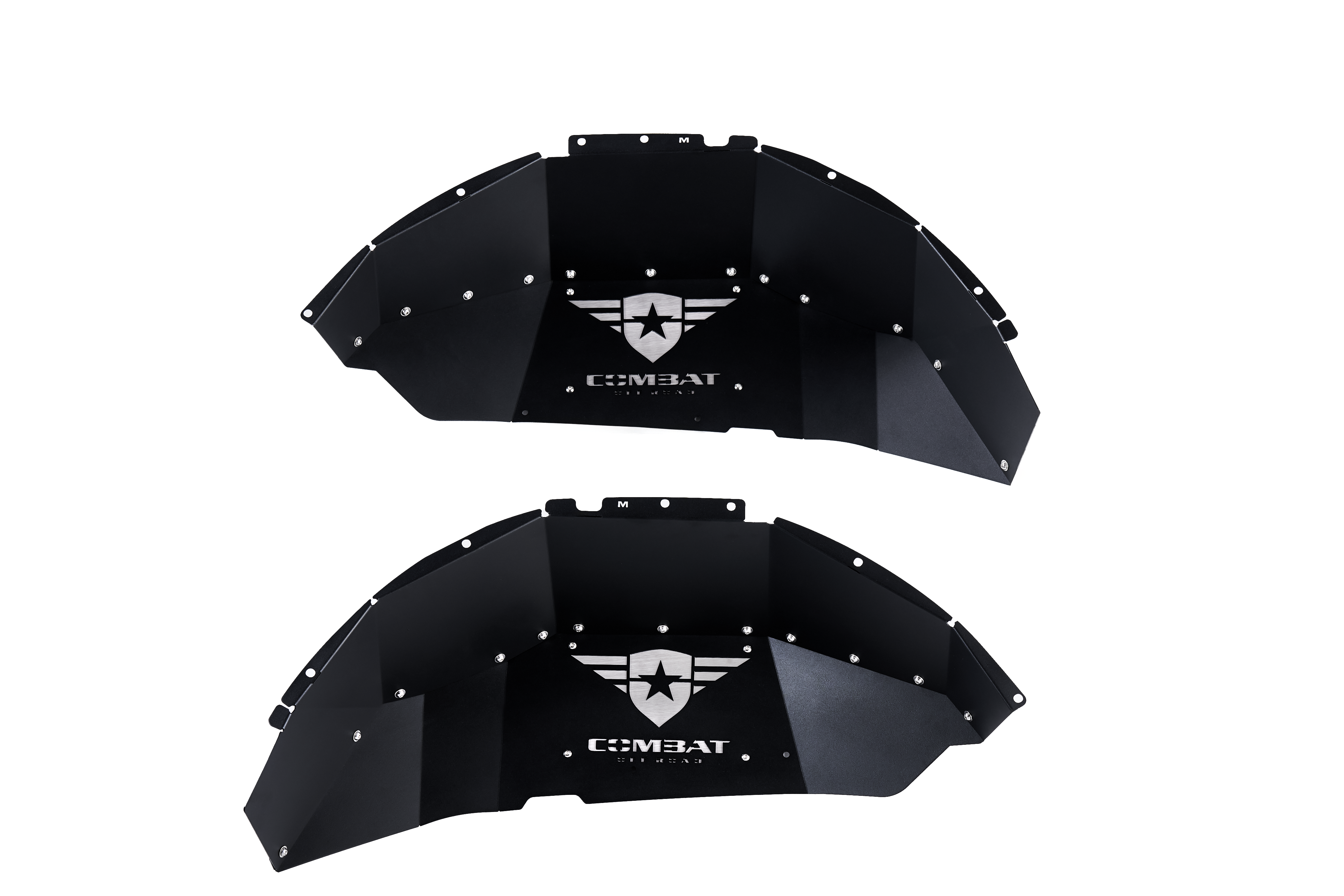 Combat Off Road Jeep JL/JLU Wrangler Aluminum Inner Fender Liners - Rear Pair