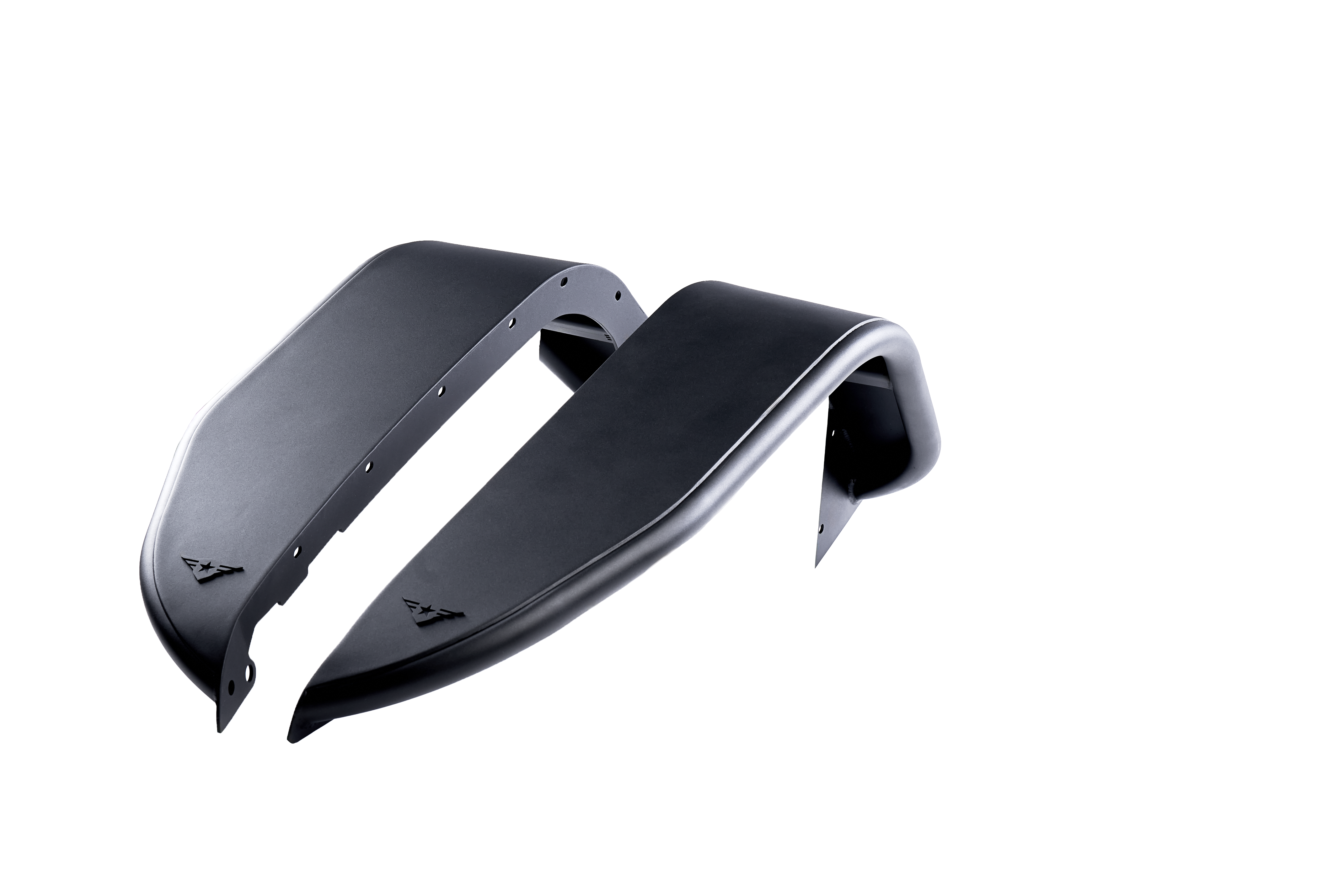 Combat Off Road Jeep JL/JLU Wrangler Black Aluminum Fenders - Front Pair