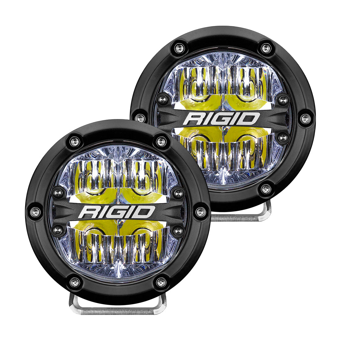 RIGID Industries 360-Series 4 Inch Led  Off-Road  Drive Beam White Backlight Pair