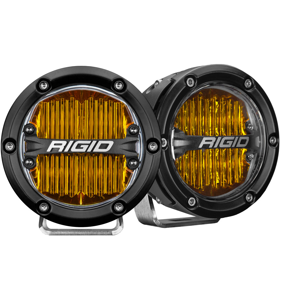 RIGID Industries 360-Series Pro SAE 4 Inch Fog Light Yellow Pair