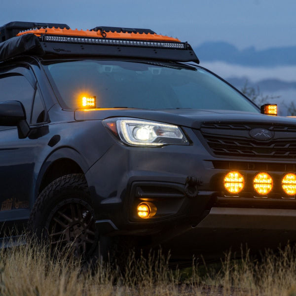 RIGID Industries 360-Series 6 Inch Spot with Amber PRO Lens Pair