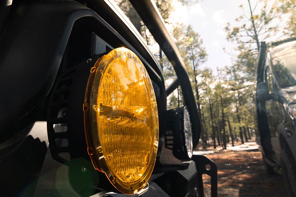 Rigid Industries 360-Series Light Cover 9 Inch Lamp Yellow Single