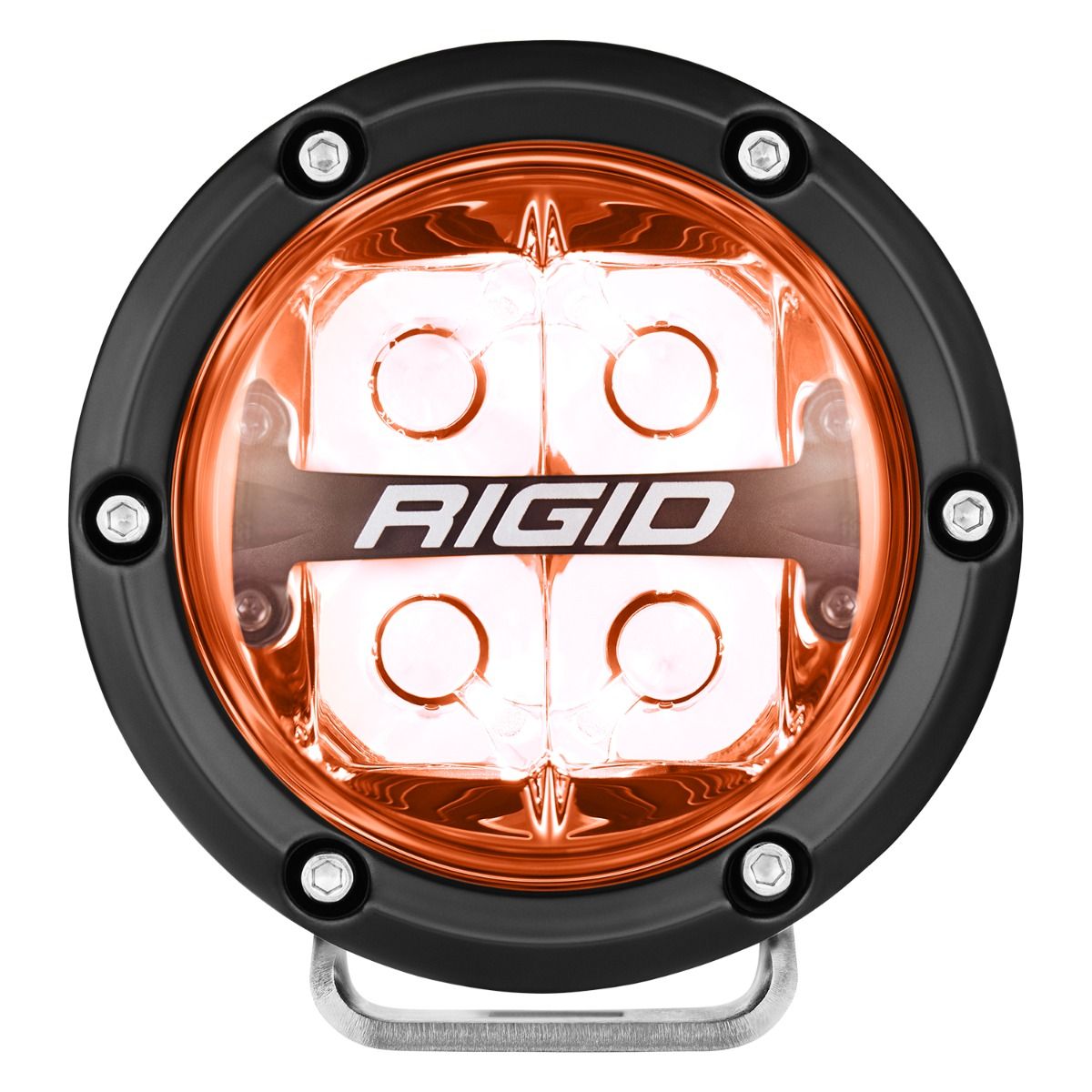 Rigid Industries 360-Series 4 Inch Off-Road Lamp Spot Beam RGBW Backlight Set of 2