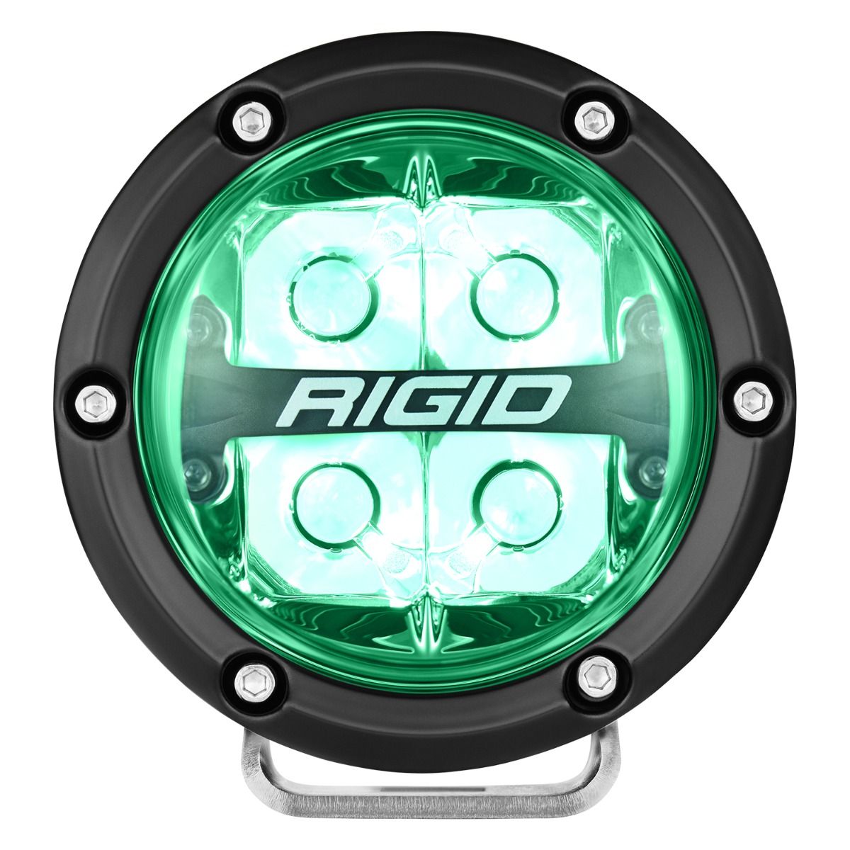 Rigid Industries 360-Series 4 Inch Off-Road Lamp Spot Beam RGBW Backlight Set of 2