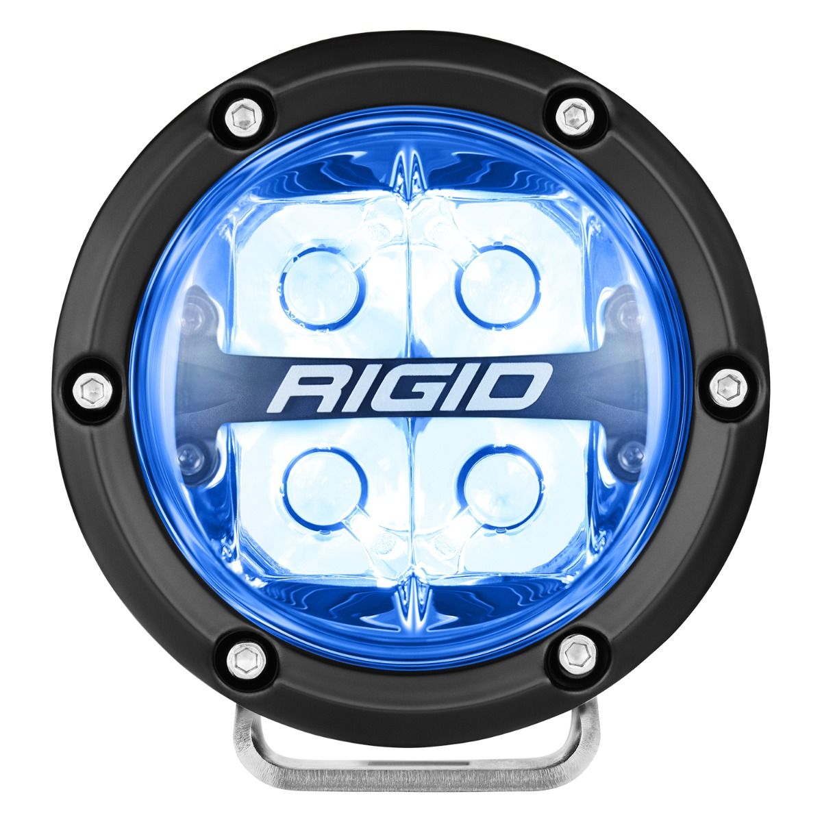 Rigid Industries 360-Series 4 Inch Off-Road Lamp Spot Beam RGBW Backlight Set of 2
