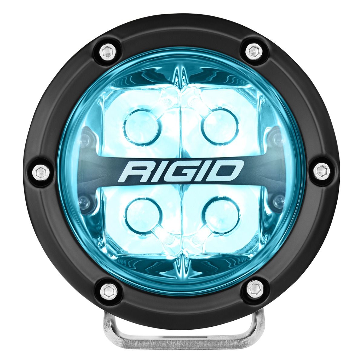 Rigid Industries 360-Series 4 Inch Off-Road Lamp Spot Beam RGBW Backlight Set of 2