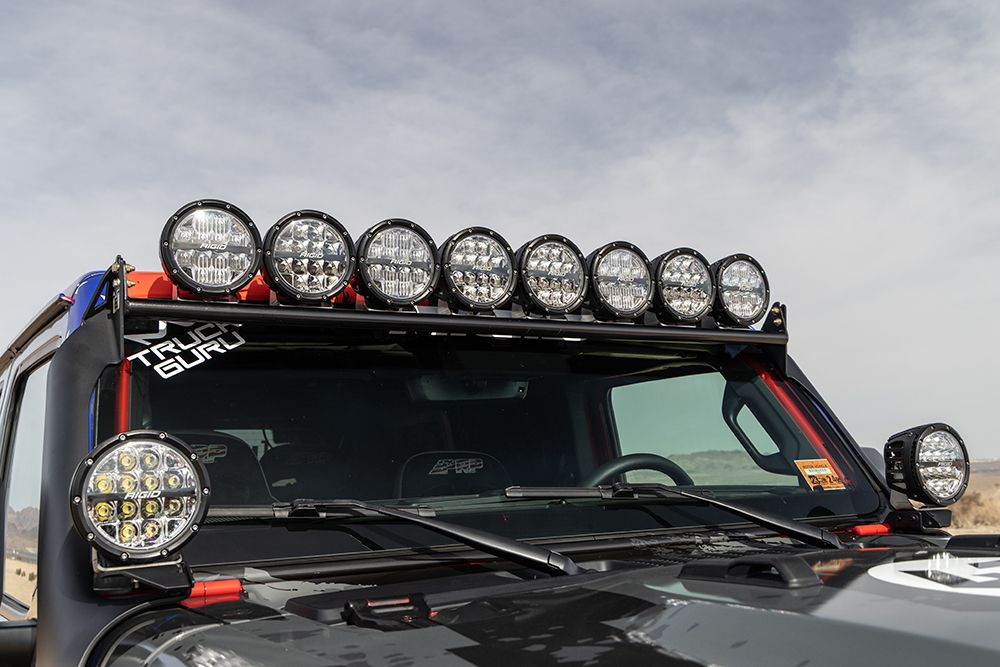 Rigid Industries 360-Series 6 Inch Off-Road Lamp Drive Beam RGBW Backlight Set of 2