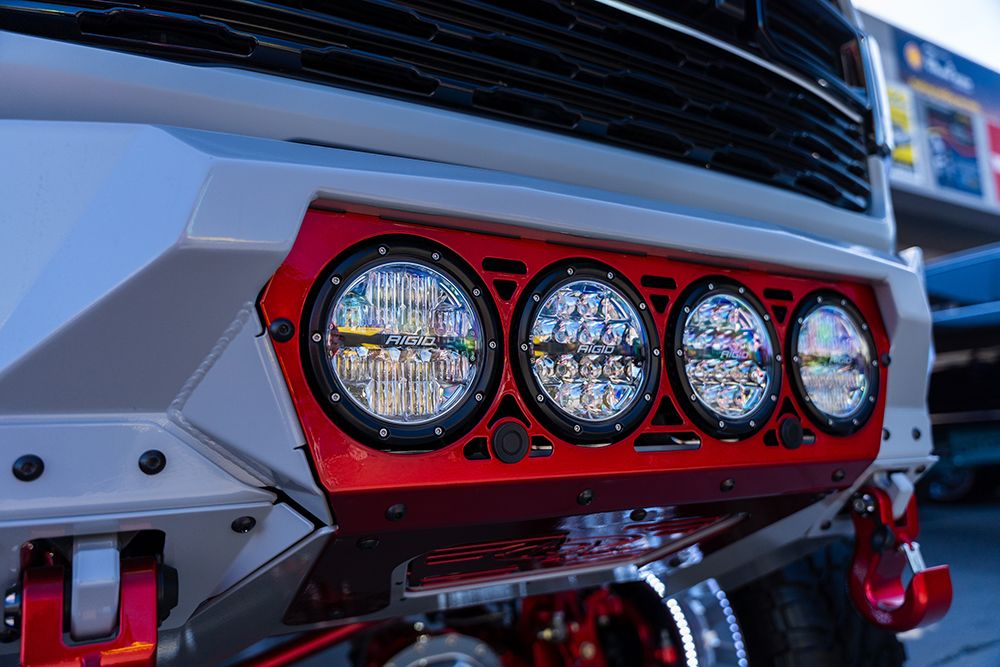 Rigid Industries 360-Series 6 Inch Off-Road Lamp Drive Beam RGBW Backlight Set of 2