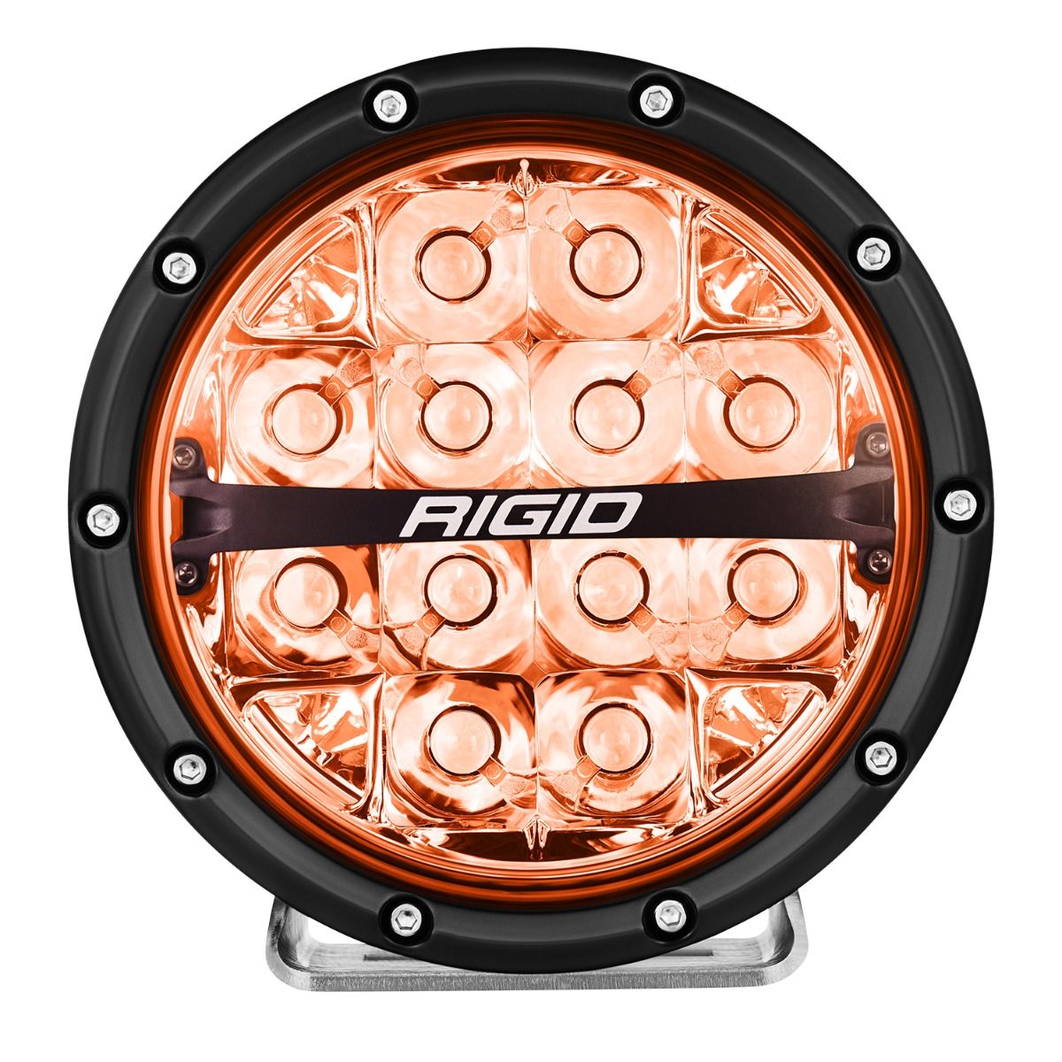 RIGID Industries 360-Series 6 Inch Off-Road Lamp Spot Beam RGBW Backlight Set of 2