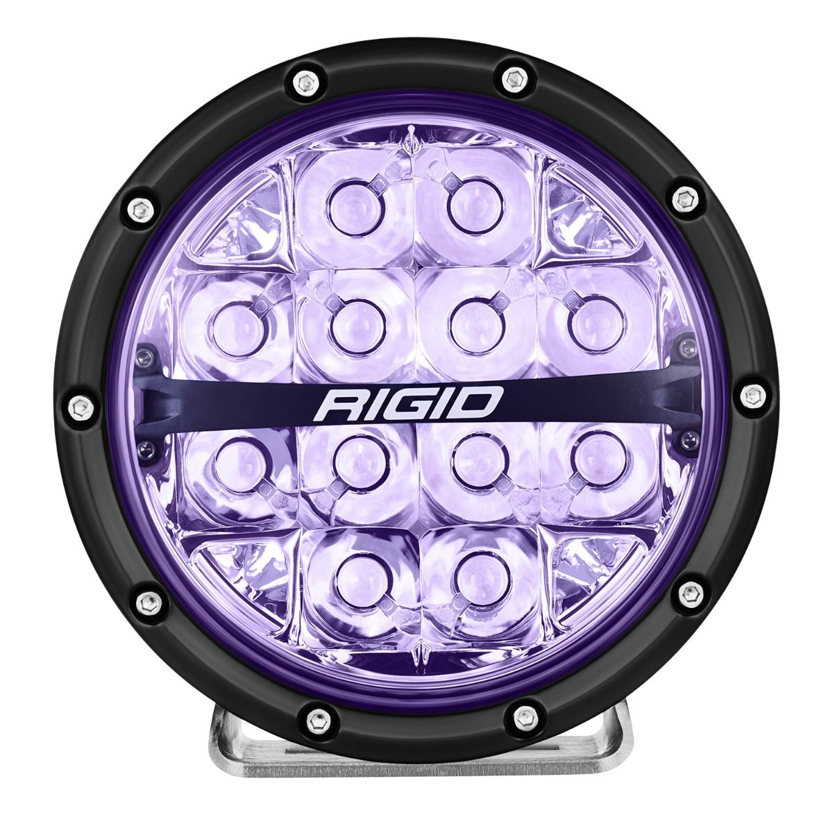 RIGID Industries 360-Series 6 Inch Off-Road Lamp Spot Beam RGBW Backlight Set of 2