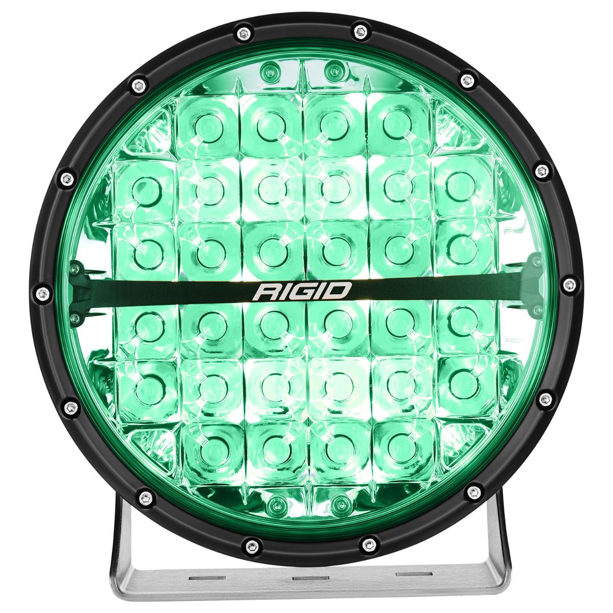 Rigid Industries 360-Series 9 Inch Off-Road Lamp Spot Beam RGBW Backlight Single