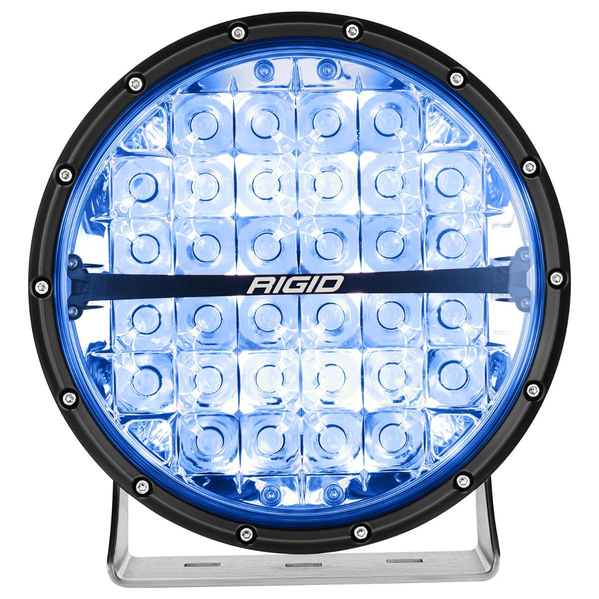 Rigid Industries 360-Series 9 Inch Off-Road Lamp Spot Beam RGBW Backlight Single