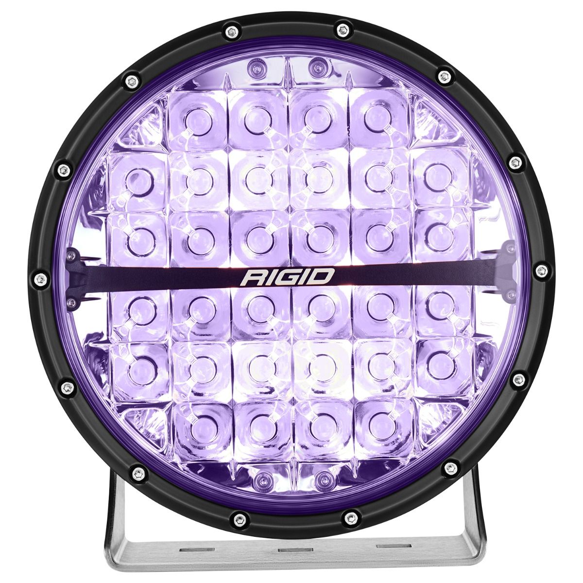 Rigid Industries 360-Series 9 Inch Off-Road Lamp Spot Beam RGBW Backlight Single