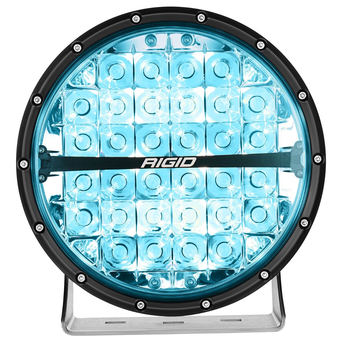 Rigid Industries 360-Series 9 Inch Off-Road Lamp Spot Beam RGBW Backlight Single
