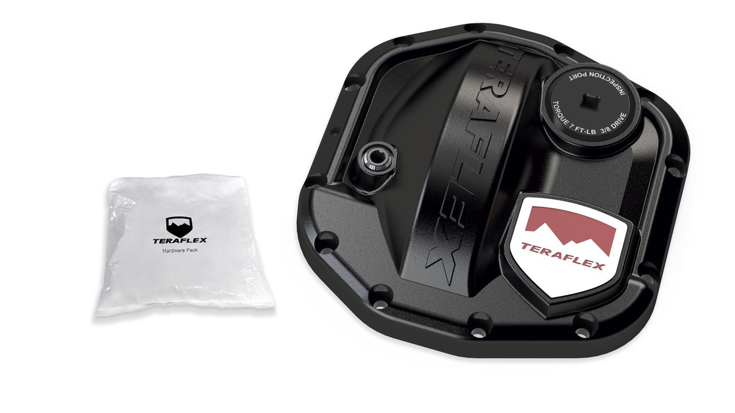TeraFlex Dana 30 AdvanTEK M186 HD Differential Cover Kit Front 18-Up Wrangler JL/Gladiator