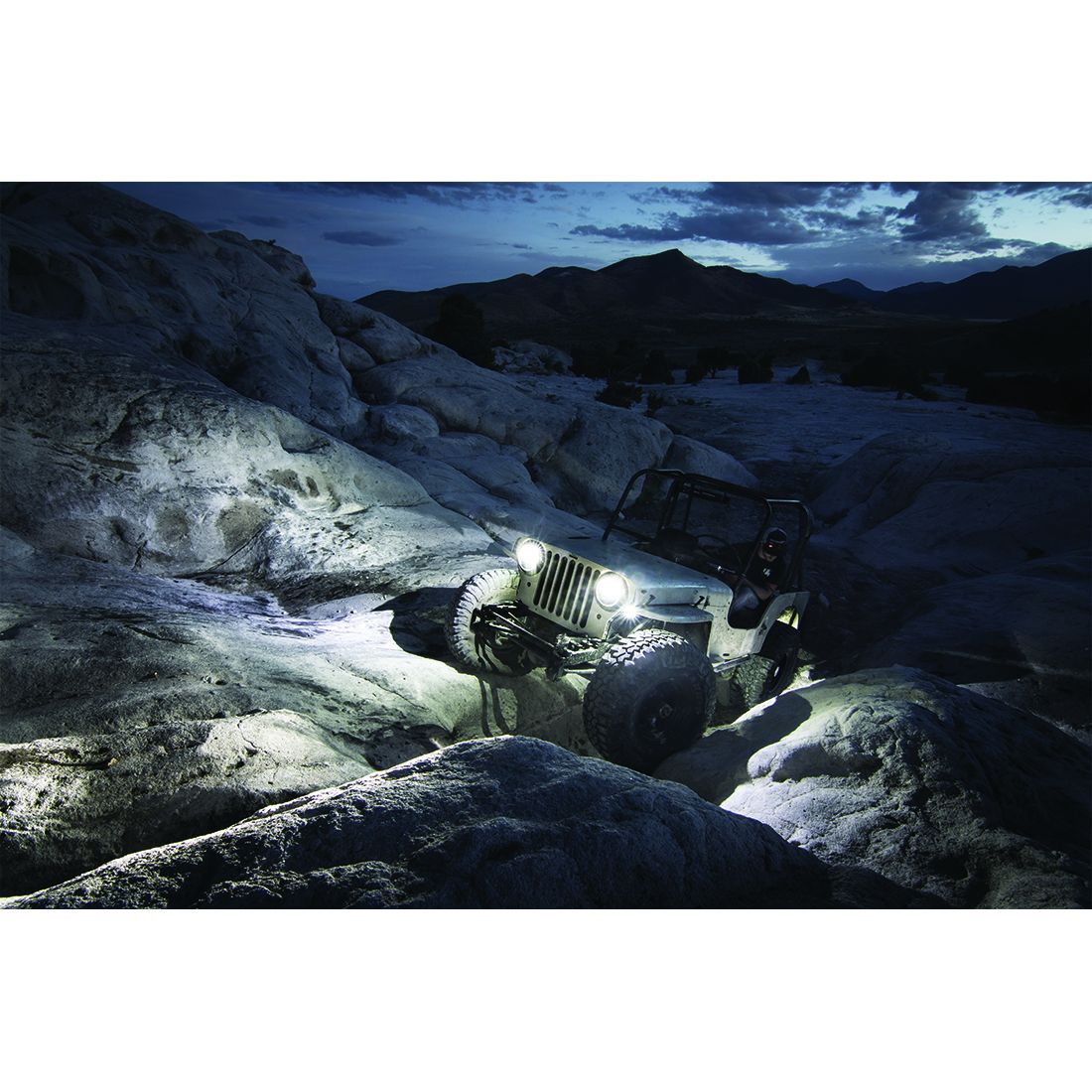 RIGID Industries Rock Light Kit Cool White Set of 4 Lights A-Series